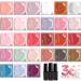 Lavender Violets 48pcs Jelly Gel Nail Polish Kit with LED Nail Dryer | Trendy Soak Off Colors | Matte Top Coat & Free Nail Decorations Included | Manicure Tools - Q976 - Buy Online on SooperMarket.com