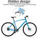 Zoesure Airtag Bicycle Bracket - Hidden Fork Theft Protection Waterproof Design for Bikes with Fork Holes (Airtag Not Included) - Buy Online on SooperMarket.com