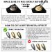 2x8ml Metallic Gel Nail Polish Kit - Glossy Mirror Silver & Gold Chrome Effect for Stunning Nail Art - Soak Off UV/LED DIY Manicure - Buy Online on SooperMarket.com
