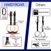 HardyRoar Wood Gymnastic Rings - Crossfit & Body Training Equipment with Easy Install Carabiners & Adjustable Straps - Buy Online on SooperMarket.com