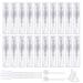 BENECREAT 80PCs 2ml Mini spray bottles of a transparent empty perfume robber made of clear plastic with 6PCs 1ml transfer pipettes 2PCs funnel and 2PCs plastic pump for perfume trips clearly 2 ml