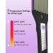 DSHOW Hair Crimper for Women - 4 Interchangeable Plates Volumizing Crimping Iron with 5 Heat Settings 60 Min Auto Off - Perfect for Fluffy Hairstyles - Purple - Buy Online on SooperMarket.com