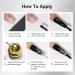 MIZHSE Gold & Silver Metallic Gel Nail Art - 3D Mirror Paint for Stunning French Designs | 7ML Soak Off Manicure Set - Buy Online on SooperMarket.com