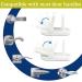 Improved Childproof Door Lever Lock (2 Pack) Prevents Toddlers From Opening Doors. Easy One Hand Operation for Adults. Durable ABS with 3M Adhesive Backing. Simple Install  No Tools Needed (White  2) White 2 - Buy Online on SooperMarket.com