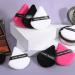 MAANGE 6 Pcs Triangle Makeup Puff Set for Loose Powder - Soft Face Body Foundation Puffs - Triangular Design for Contouring - 3 Black + 3 White - Buy Online on SooperMarket.com