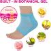 Moisturizing Gel Heel Socks Cracked Gel Heel Socks Toeless Heel Repair Socks for Women (Azure) - Buy Online on SooperMarket.com