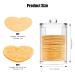 50-Count Compressed Natural Facial Sponges - Reusable Exfoliating and Makeup Removal Sponge Set with Storage Jar - Yellow - Buy Online on SooperMarket.com
