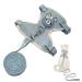 Phcozy 1 PCs adjustable rabbit dishes rabbits leash for dwarf rabbits leash soft dishes for rabbits for small animal hare hamster cat outdoor (22-37cm)