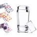 Clear Jelly Nail Art Stamp | Double-End Silicone Tools & 3 Rollers | Stamped Nail Art Essentials - Buy Online on SooperMarket.com