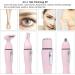 TEMKIN Pink 4-in-1 Nose Hair Trimmer - Portable Electric Ear Nose Beard & Eyebrow Hair Trimming Kit | International Shipping Available - Buy Online on SooperMarket.com