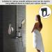Self-Adhesive Razor Holder Shower - 5 PCs Multi-Purpose Hook Aluminum Bracket for Bathroom & Kitchen Organization - No Drilling Required Black - Buy Online on SooperMarket.com