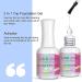 SAVILAND Dipping Powder Liquid Set - 2 in 1 Base & Top Coat with Activator 15ml - Fast Dry Dip Nail Kit | No Lamp Needed - Buy Online on SooperMarket.com