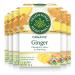Traditional Medicinals - Organic Ginger Herbal Tea (Pack of 6) - Pleasantly Spicy & Warming - 96 Tea Bags Total Tea Ginger 16 Count (Pack of 6)