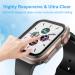 ZEBRE 4-Pack Apple Watch 44mm Case with Built-in HD Screen Protector - Compatible with Apple Watch Series 4/5/6/SE - Clear - 44mm - Buy Online on SooperMarket.com
