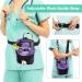 Trunab Nurse Fanny Pack with Tape Holder and Multiple Compartments Vet Nurse Pouch with Adjustable Waist Strap Utility Nurse Waist Bag for Stethoscopes Scissors and Other Medical Supplies Purple - Buy Online on SooperMarket.com