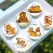 Pre-Cut Garfield 2B Edible Stand up Wafer Paper Cupcake Toppers Cake Decorations Birthday Party Cat (24) - Buy Online on SooperMarket.com