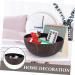 CORHAD Keychain Wood Tray Cereal Container Decor Key Storage Bowl Candy Container Salad Bowl Vietnam Fruit medium Silver - Buy Online on SooperMarket.com