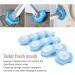 Knadgbft Disposable Toilet Cleaning System Disposable Toilet Flushable Refill Brush Flushable Refills - 60 Refills - Buy Online on SooperMarket.com