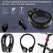 VGEBY1 Bike Seat Post Clamp - 34.9mm Quick Release Aluminum Alloy Tube Clip for 30.4/30.8/31.6mm Seat Post, Black - Buy Online on SooperMarket.com