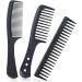 URAQT Hairdressing Combs Set 3 Pack Wide Tooth Combs Heat Resistant Anti-static Carbon Hair Brush Hair Comb for Long Wet or Curly Hair Detangling Wide Tooth Comb Set - Buy Online on SooperMarket.com