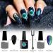 MEET ACROSS 9D Cat Eye Gel Nail Polish Set - 6 Colors Magnetic Starry Sky Effect Kit with Free Magnet Stick - Buy Online on SooperMarket.com