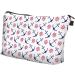PREMYO Small Cosmetic Bag - Stylish Makeup & Pencil Case for Women - Perfect for Handbags - Anchor Design - Buy Online on SooperMarket.com