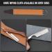 Stainless Steel Cut Throat Razor Kit for Men - Single Edge Shaving Blades Ideal for Barber, Home & Salon Use - Straight Razor Gift Set - Buy Online on SooperMarket.com