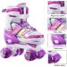 Buy Sumeber Adjustable Inline Skates for Kids - Light-Up Wheels Pink & Purple Perfect Birthday & Christmas Gifts (EU 32/33/34/35) - Buy Online on SooperMarket.com