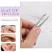 Yuuinnter Silver Tone Slanted Flat Tip Metal Hair Eyebrow Tweezer Cosmetic Tool for Lady - Buy Online on SooperMarket.com
