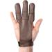 Handmade Leather X-Large Brown Three Finger Archery Glove - Striker Bows - Buy Online on SooperMarket.com