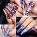 9-Piece Cat Eye Nail Magnet Tool Set for Gel Polish Nail Art | Double-Head Flower Design Pens and Multi-Function Board - Buy Online on SooperMarket.com