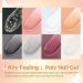 Modelones Poly Nail Gel Kit 8 Colors with 48W LED Nail Lamp - Professional Manicure Kit for Valentine's Day - Buy Online on SooperMarket.com