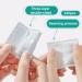 shlutesoy Cosmetic Cotton Strong Water Absorption Cleaning Skin Mini Facial Clean Nail Wipes Debris Skin Care Pad for Travel 50 - Buy Online on SooperMarket.com