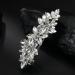 Crystal Pearl Rhinestone Barrette 2Pcs - Elegant Wedding Hair Accessories for Women - Buy Online on SooperMarket.com