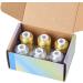 Simthread Metallic Embroidery Machine Thread - 6 Spools (3 Gold + 3 Silver) 500M - Ideal for Embroidery and Decorative Sewing - Buy Online on SooperMarket.com