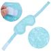 SOIMISS Sky-Blue Sleep Eye Mask | Hot Cold Compress Pack for Puffy Eyes, Headaches, Migraines | Women Men | Sinus & Tension Relief - Buy Online on SooperMarket.com