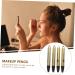WOONEKY 4pcs Highlighter Eyeshadow Pencil Eye Makeup Tool Glitter Crayons Eyeshadow Stick Makeup Pen Plastic - Buy Online on SooperMarket.com