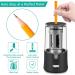 Electric Pencil Sharpener  Super Sharp Pencil Sharpener for Colored Pencils  Auto Stop  Fast Sharpen Pencil Sharpener Plug in for 6-12mm No.2/Colored/Sketch Pencils  Suit for School  Office (Black) - Buy Online on SooperMarket.com