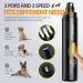 IREDOON Dog Nail Grinder Upgraded - Professional 3-Speed Electric Pet Nail Grinder for Painless Paws Grooming - Suitable for Small to Large Dogs - Black - Buy Online on SooperMarket.com