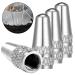Sospiro 4 pieces Bicycle Presta valve cap French dust protection caps valve caps made of aluminum bicycle valve cap bike tire valve cap set for air valve cap bike tire