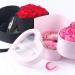 RENGTIN Heart-Shaped Paper Mache Box with Lid & Ribbon - Pink | Ideal for Packaging, Crafting, Storage - Perfect for Jewelry, Cosmetics & Gifts - Buy Online on SooperMarket.com