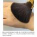 Japanese Akashiya Fude Powder Cheek Makeup Brush - Black | Made in Japan - Buy Online on SooperMarket.com