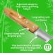 Mikki Bamboo Stripping Knife for Dog Grooming - Anti-Rust Blades - Easy Hold Handle - Fine Tooth for Silky Coated Dogs - Buy Online on SooperMarket.com