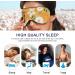 Haskirky Light Blocking Eye Mask | Breathable & Adjustable for Men and Women | Ideal for Travel, Yoga, Meditation, Office, Deep Sleep | White Flower Print - Buy Online on SooperMarket.com