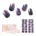Nailog Semi Cured Gel Nail Strips, 34 Pcs Gel Nail Stickers |Buy 2 Get 1 UV Lamp |Long Lasting Nail Polish Wraps with Glossy Gel Finish |Gradient Color Constellation