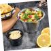 MAGICLULU 4pcs Stainless Steel Sauce Cup Salad Dressing Cruet Reusable Sauce Cups Stainless Steel Container Small Condiment Cups Stainless Steel Sauce Jug Sauce Bowl Pot Tomato Measuring Cup - Buy Online on SooperMarket.com