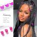 Formery Pink Butterfly Hair Jewels for Braids - 20PCS Spiral Loc Jewelry for African Coiling Dreadlock Accessories - Buy Online on SooperMarket.com