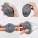 Stainless Steel Sponges Scrubbers | Hangable Kitchen Cleaning Metal Dish Scrubber Cleaning Brush For Pots Non-Stick Pot Steel Wire Ball Heavy Duty Dish Scrubber Stainless Steel - Buy Online on SooperMarket.com