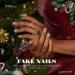 Vatocu Christmas False Nails - Short Red Press On Nails with Snowflakes, Elk, Snowman Design - 24pcs for Women and Girls - Buy Online on SooperMarket.com