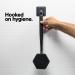Tooletries Silicone Back Scrubber with Long Handle + Reusable Hook - Charcoal - Buy Online on SooperMarket.com